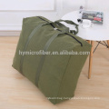 Strong load bearing large thick canvas zipper tote bag